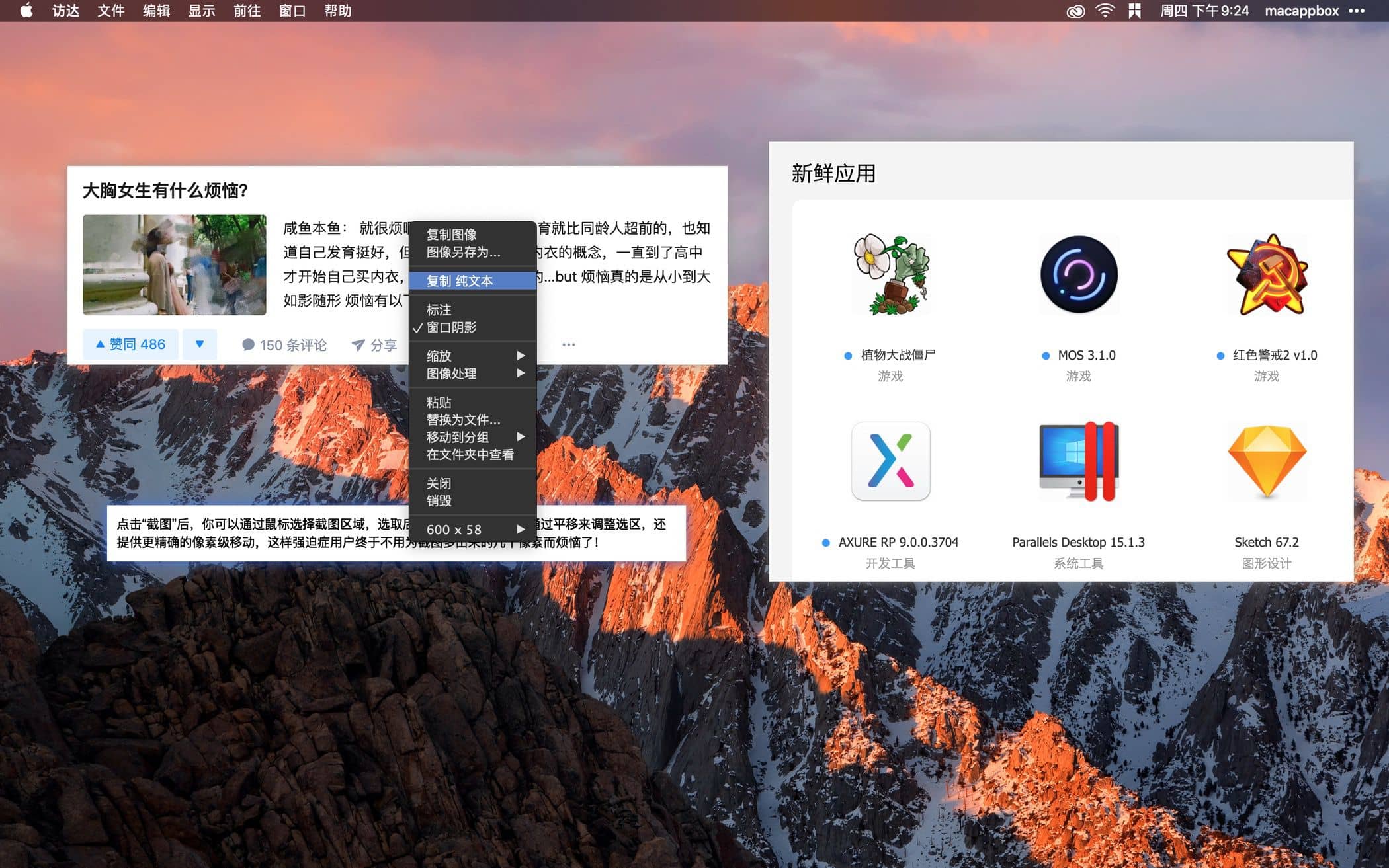 Snipaste for mac贴图功能