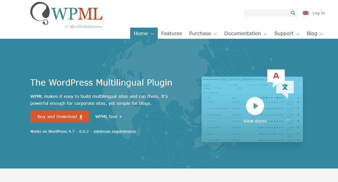 WordPress多语言插件 WPML Multilingual CMS v4.5.12 破解版-尚艺博客