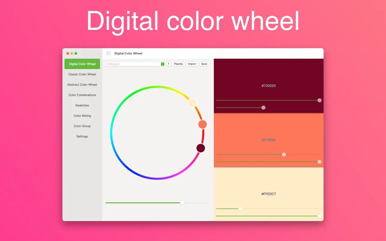 Color Wheel 8.4:数字抽象绘画的最佳配色之选-尚艺博客