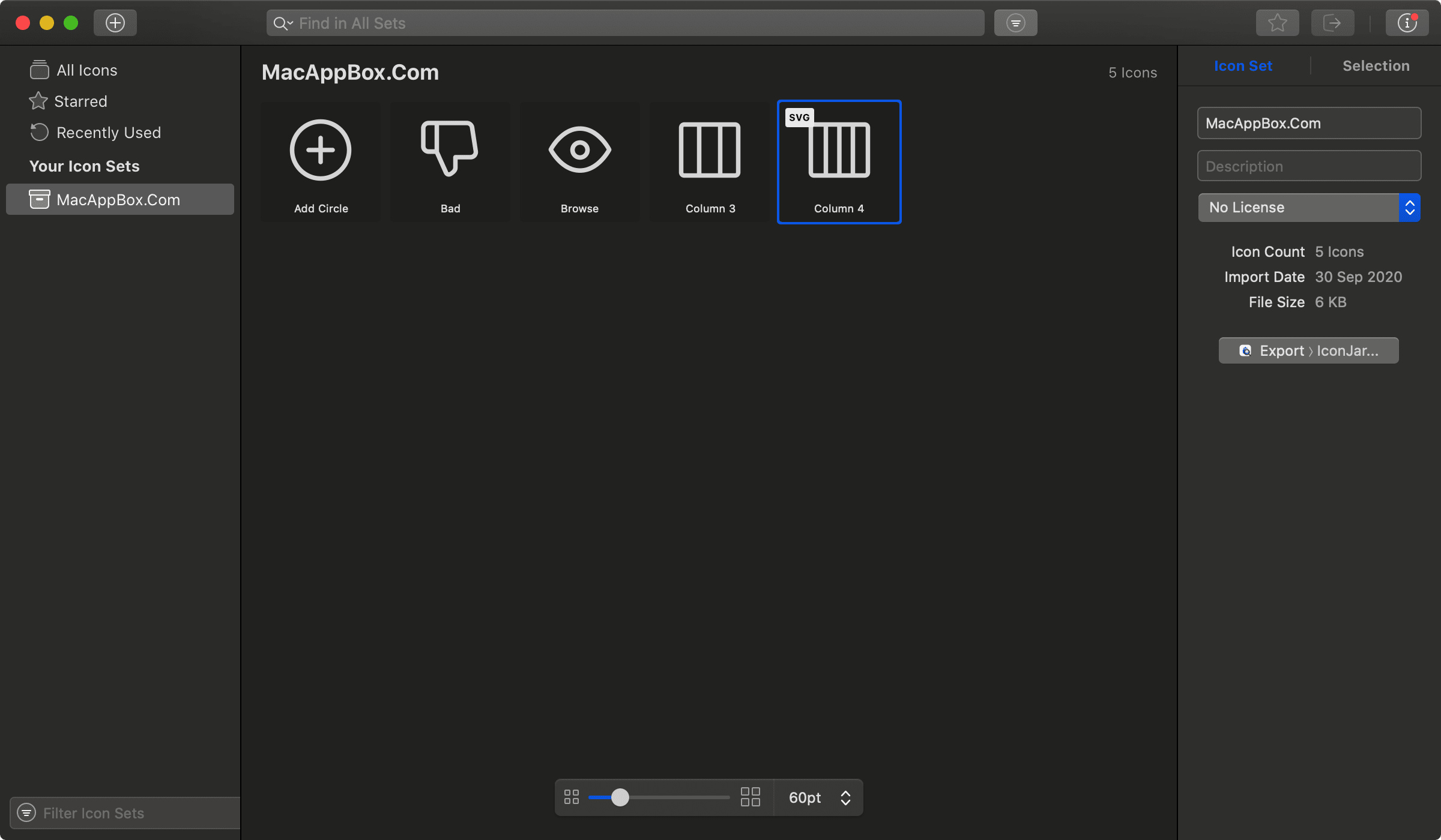IconJar for mac 2.11.3 图标管理-尚艺博客