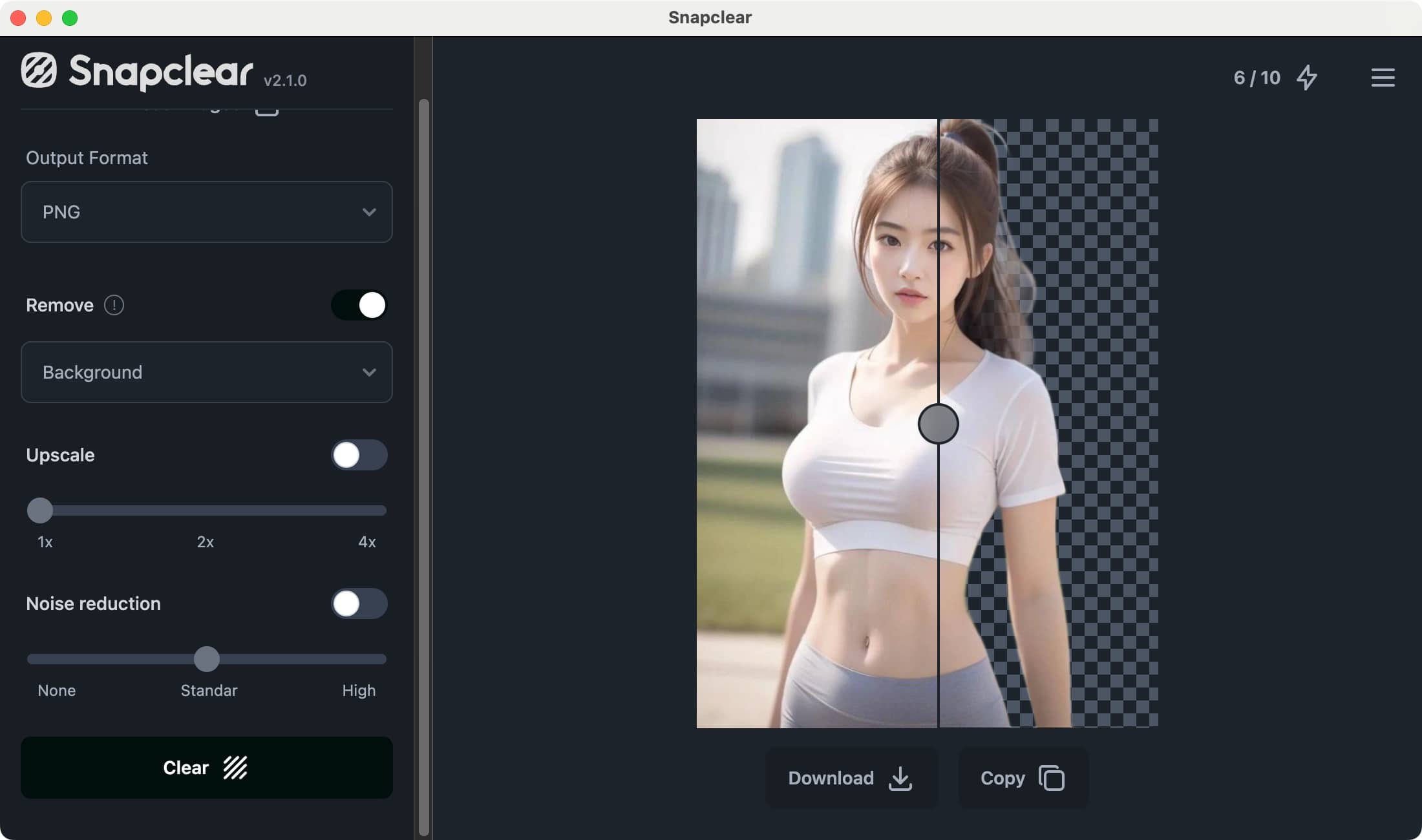 Snapclear for mac 基于ai的本地抠图应用-尚艺博客