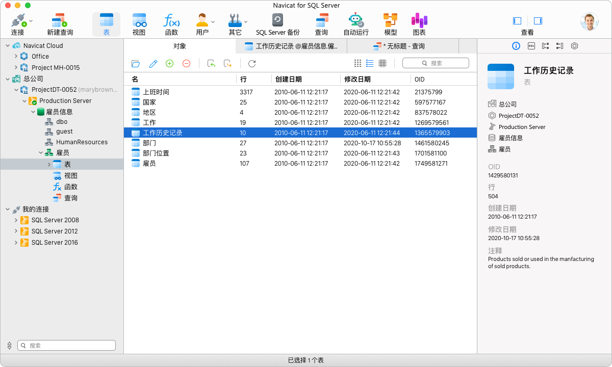 Navicat for SQL Server mac版 v16.3.6 SQL Server数据库管理和开发设计-尚艺博客