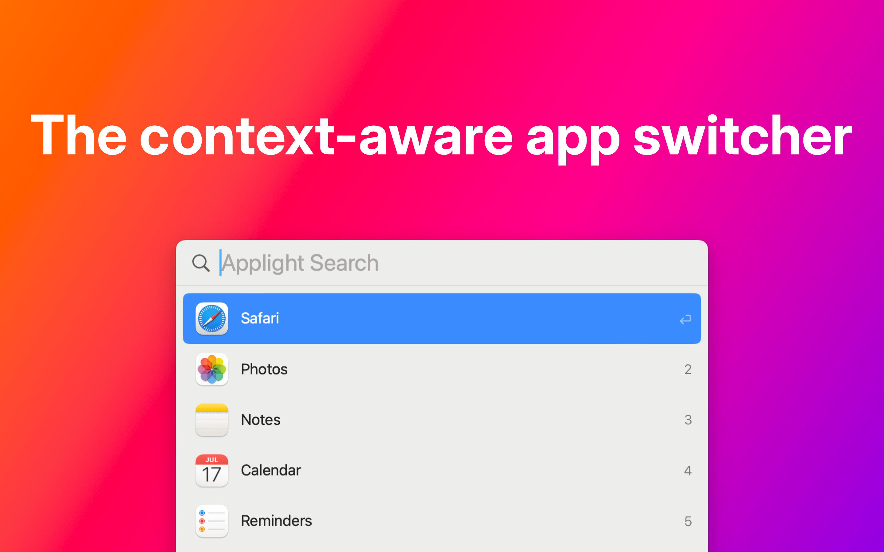 Applight 1.0.16 新一代macOS应用启动工具-尚艺博客