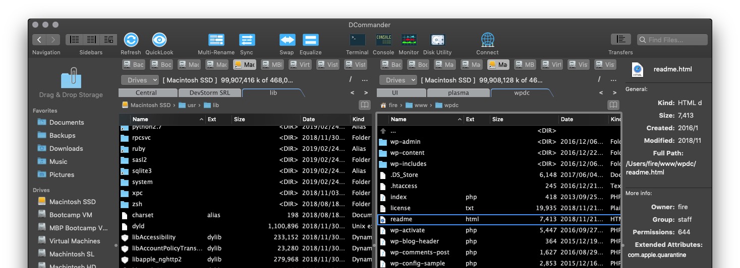 DCommander 3.9.6 MacOS文件管理器-尚艺博客