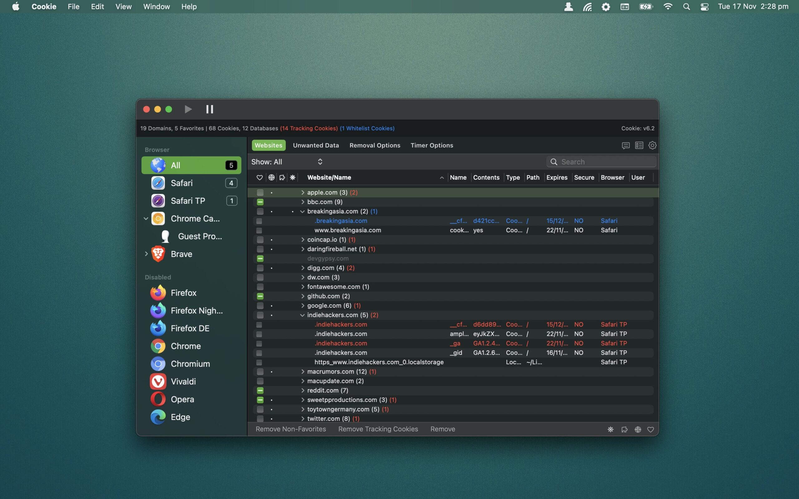 Cookie for mac 7.3.5 macOS隐私保护工具-尚艺博客