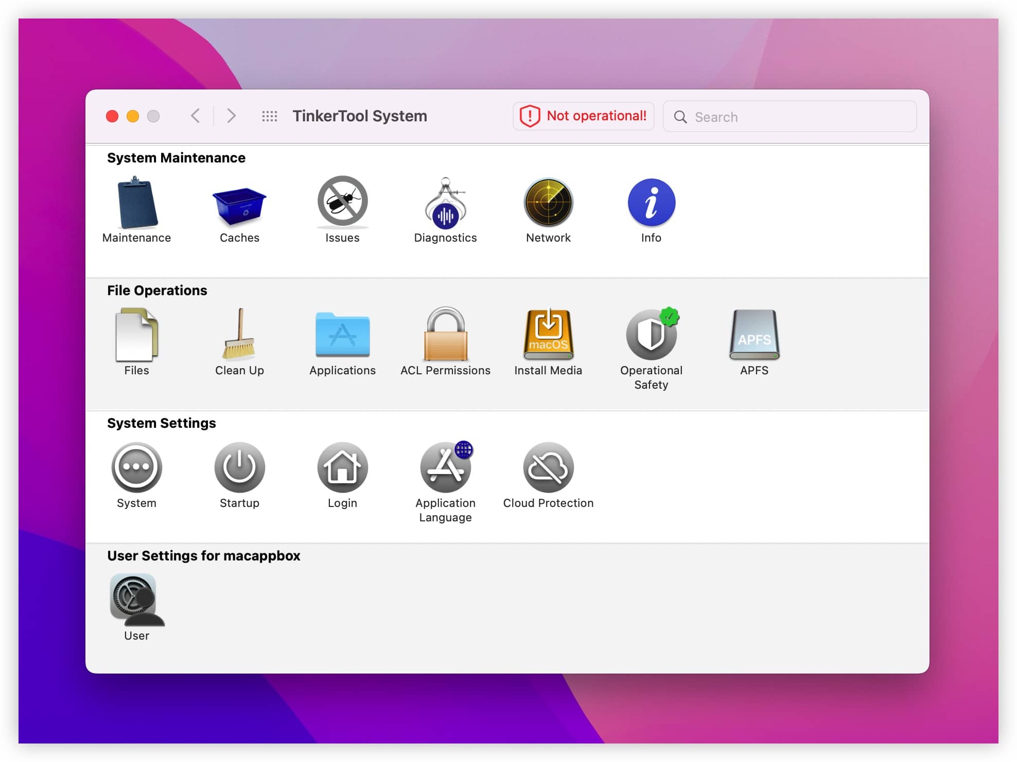 TinkerTool System v8.92 macOS 系统深维护工具-尚艺博客