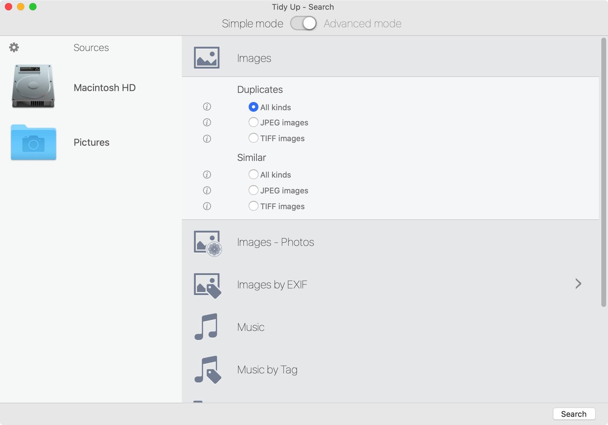 Tidy Up 6.0.4 macOS重复文件查找磁盘清理工具-尚艺博客