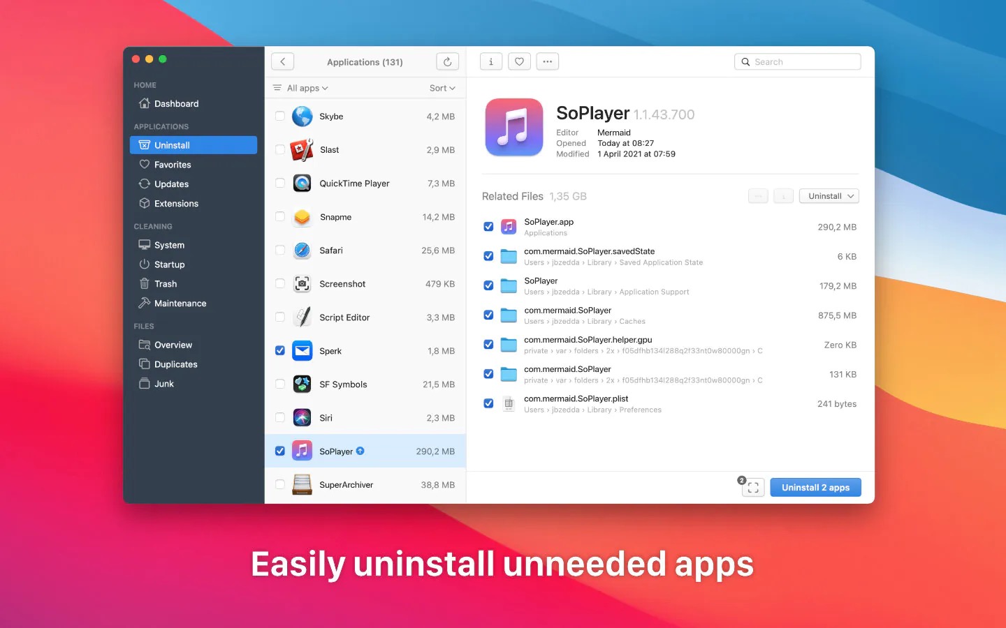 图片[2]-TrashMe 3.5.5 高效的 Mac 系统清理软件-尚艺博客