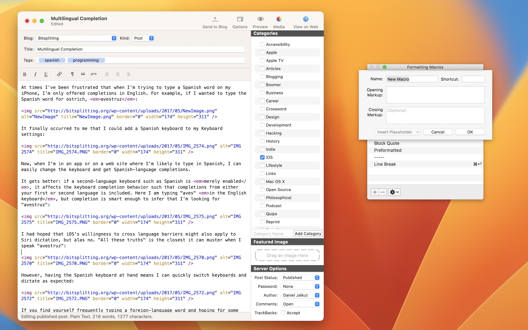 图片[3]-MarsEdit for mac 5.2.6 博客编辑器-尚艺博客