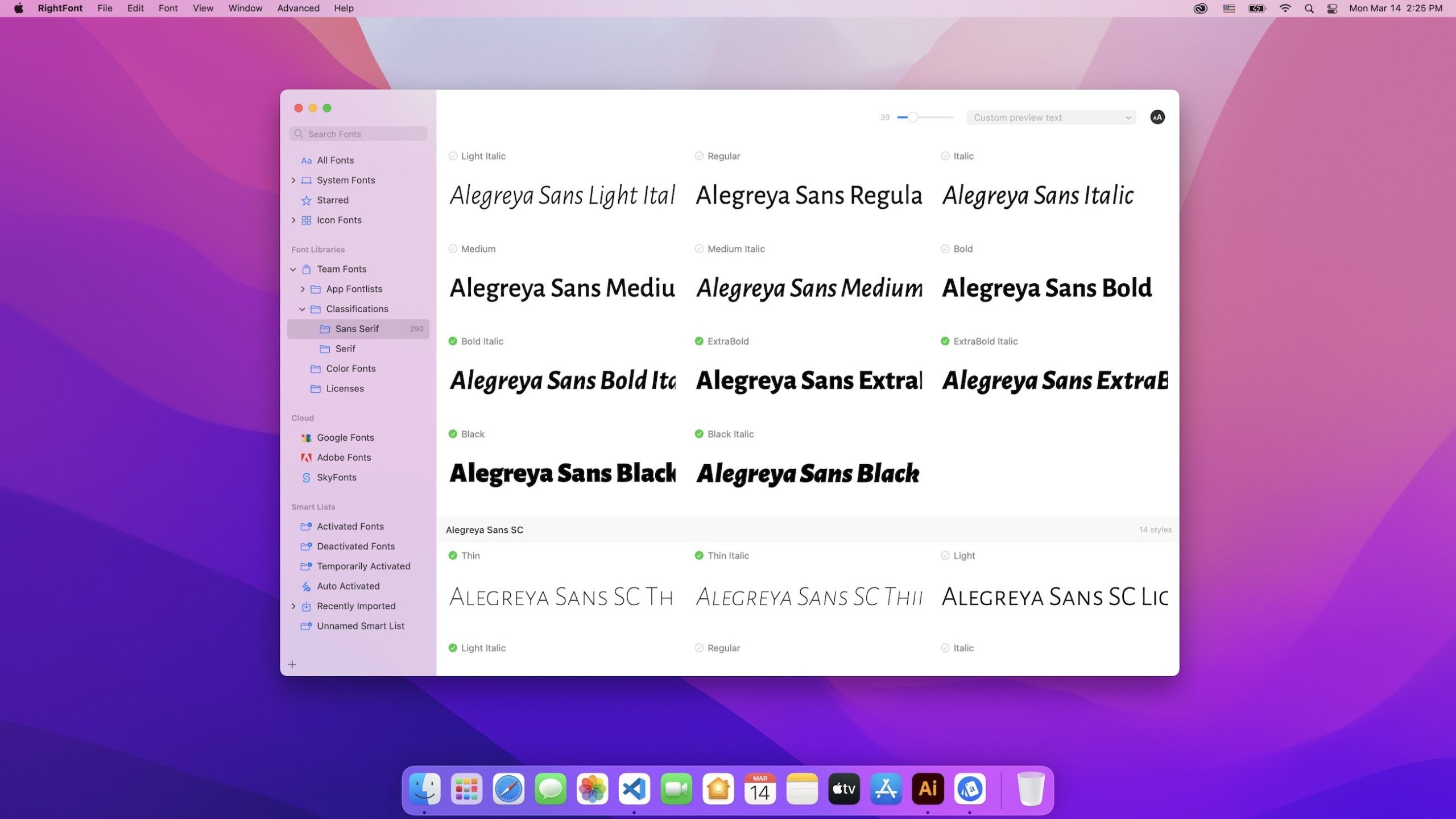 RightFont for mac 9.3.1-字体管理RightFont mac版下载-尚艺博客