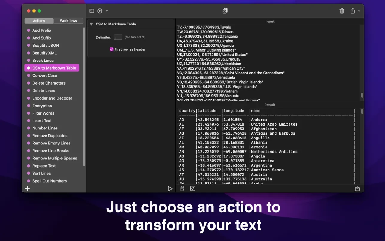 Text Workflow 2.0 强大的文本处理工具-尚艺博客