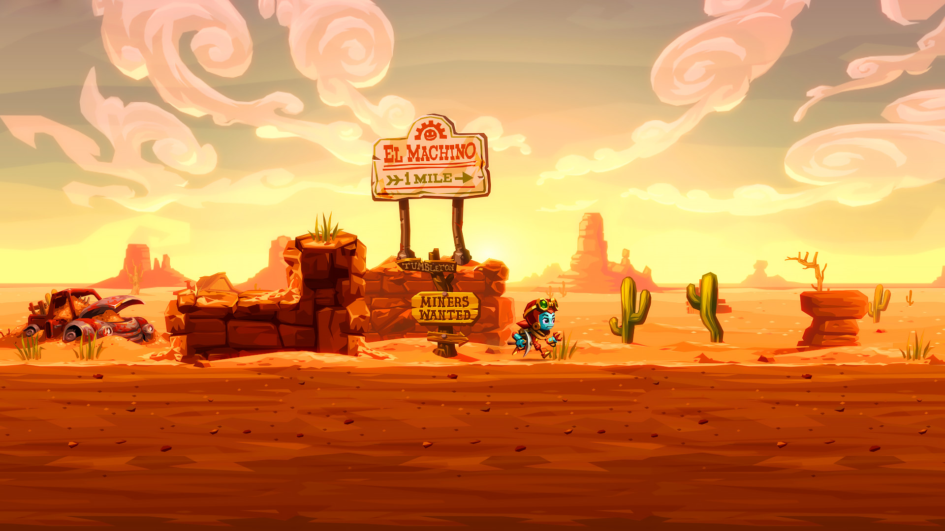 图片[3]-《SteamWorld Dig 2》mac破解版 -蒸汽世界2横版动作与沙盘混搭玩法-尚艺博客
