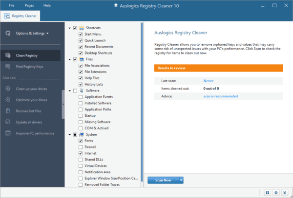 Auslogics Registry Cleaner(注册表清理工具) v11.0.0.0 便携版-尚艺博客