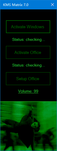 KMS Matrix(windows/office⼀键激活⼯具) v7.0 绿色版-尚艺博客