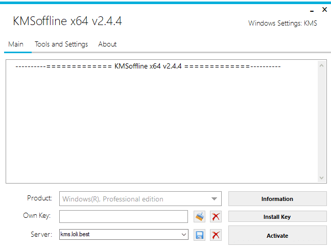 KMSOffline(激活Windows和Office系列产品) v2.4.5 绿色版-尚艺博客