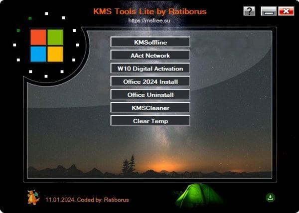 Ratiborus KMS Tools Lite(激活工具集成包) v2024.09.07-尚艺博客