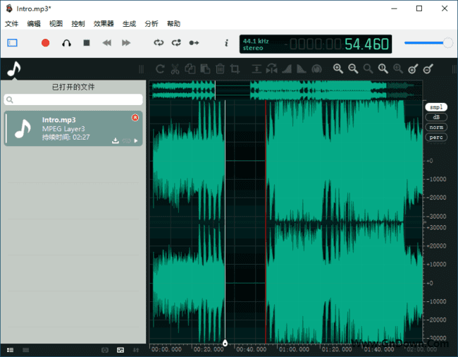 ocenaudio(录音和音频编辑软件) v3.14.10 多语便携版-尚艺博客