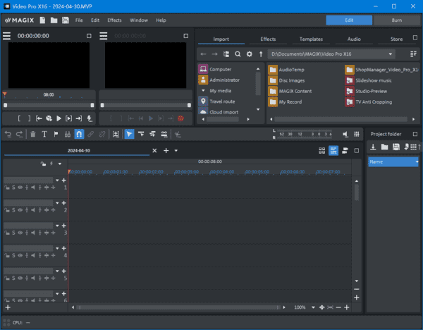 MAGIX Video Pro X16(专业视频编辑) v22.0.1.255-尚艺博客