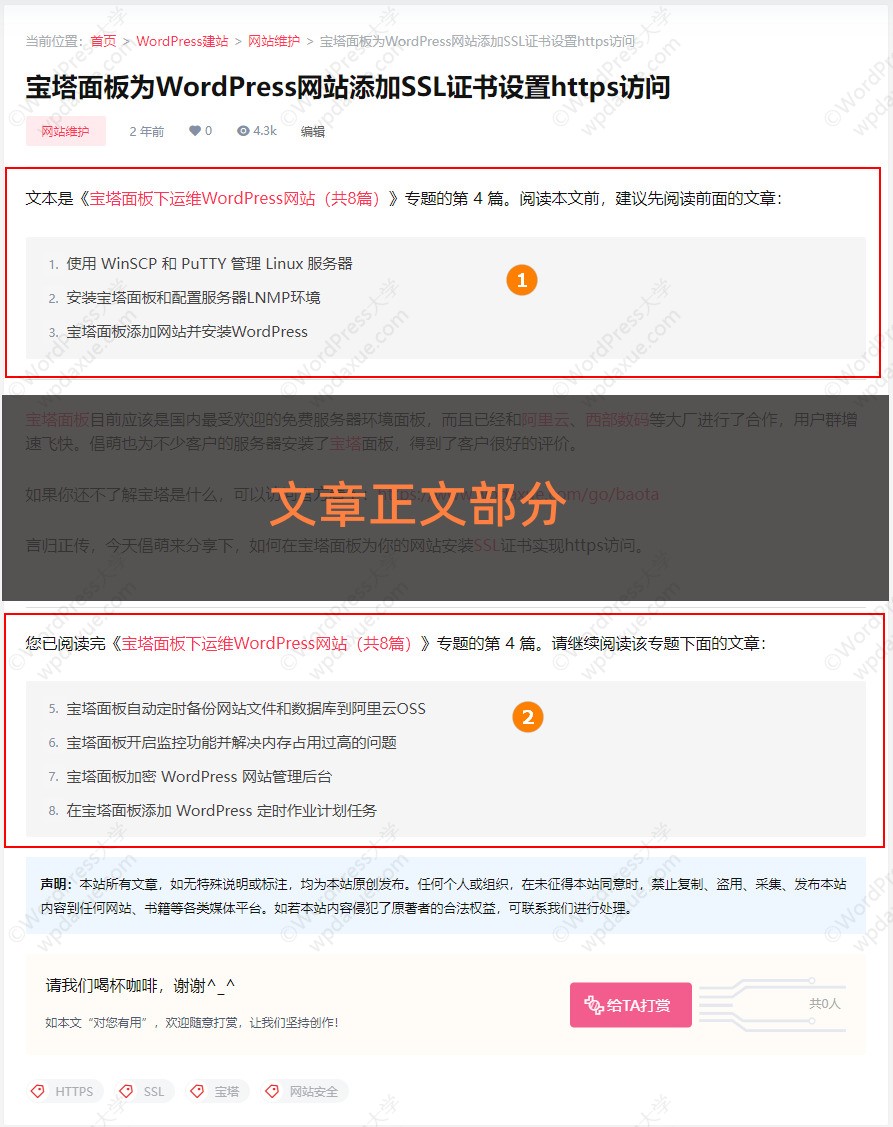 Collection Posts 文章中添加该文章所属专题的其他文章列表 - Collection Posts